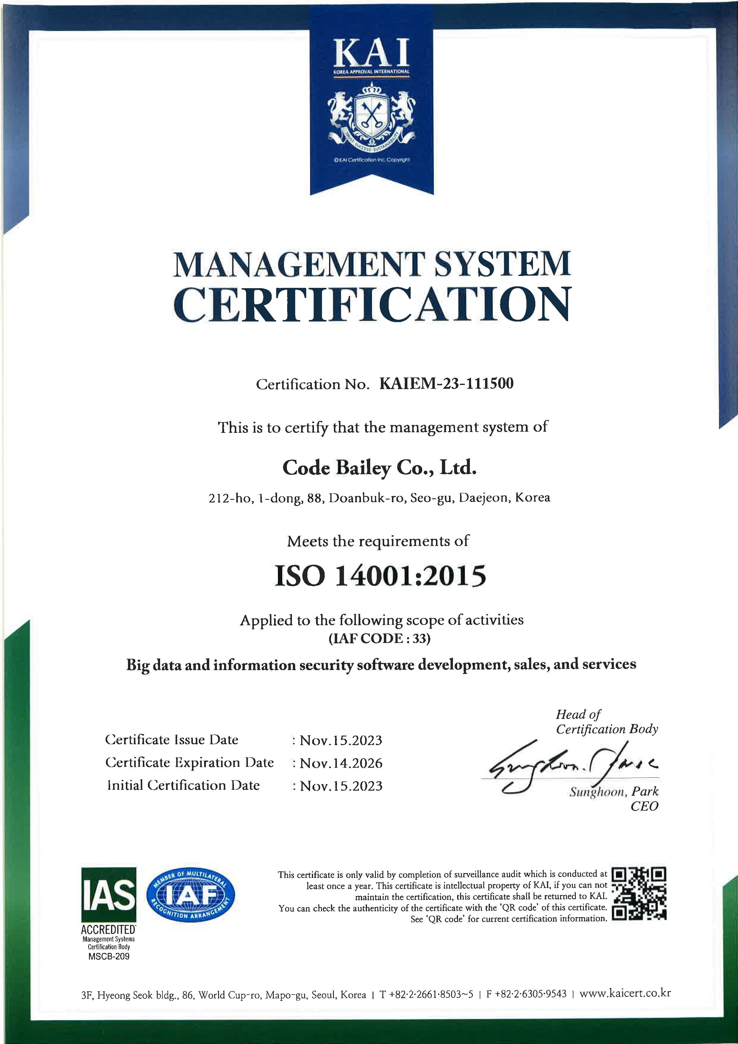 ISO 14001